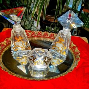 Vintage Perfume Vanity Set